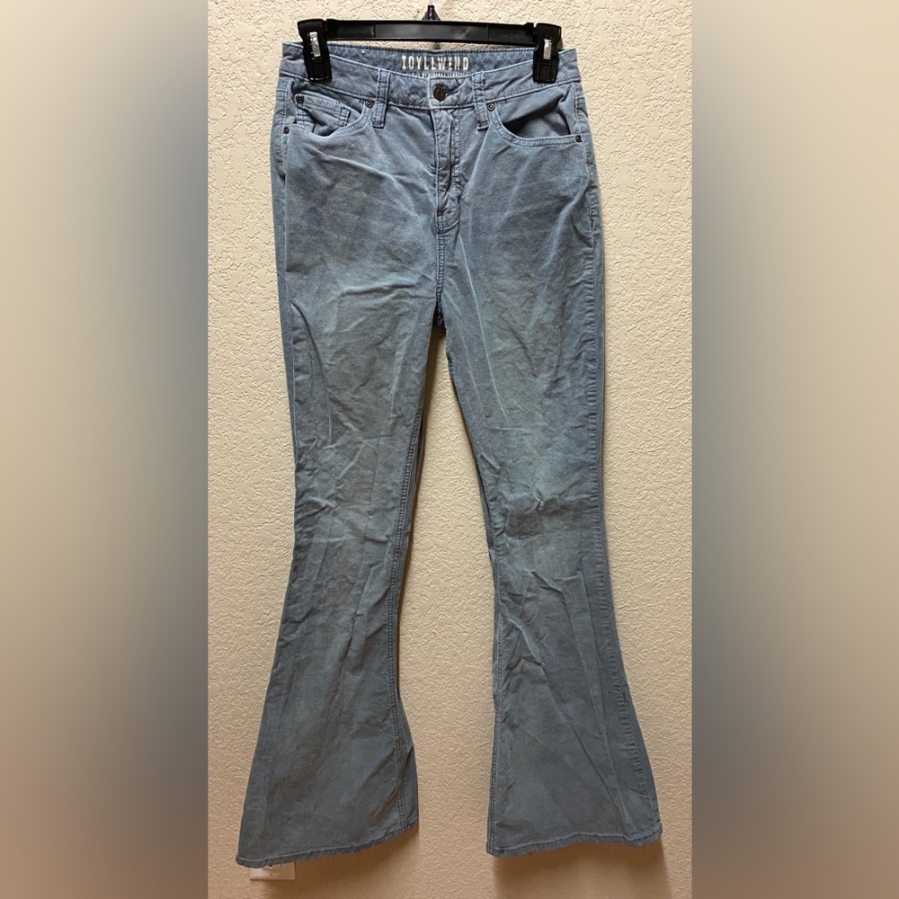 Idyllwind Baby Blue Wide Leg Cords.  Sz 6